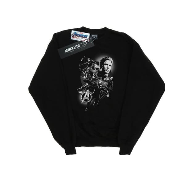 Marvel Pojkar Avengers Endgame Mono Heroes Sweatshirt Black 12-13 Years