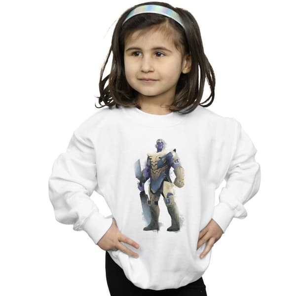 Marvel Sweatshirt med målad Thanos från Avengers Endgame för tjejer