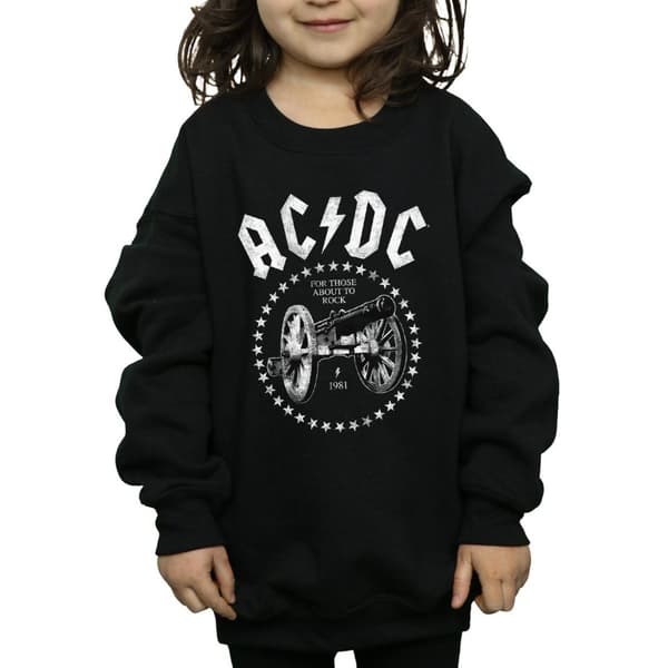 AC/DC Girls We Salute You Cannon Sweatshirt