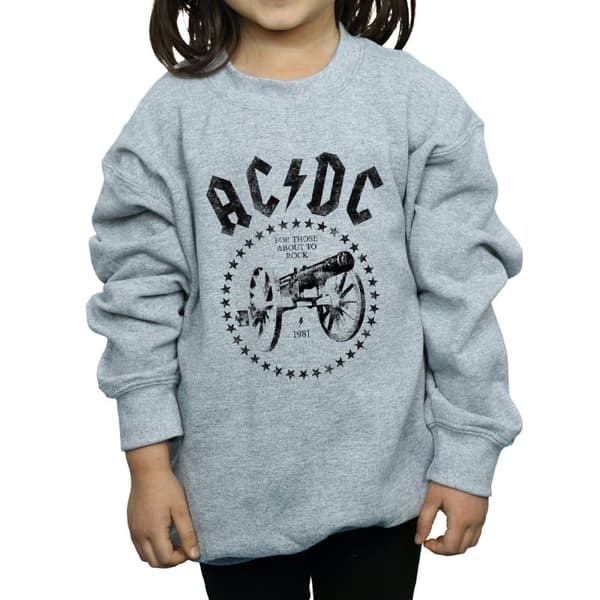AC/DC Girls We Salute You Cannon Sweatshirt