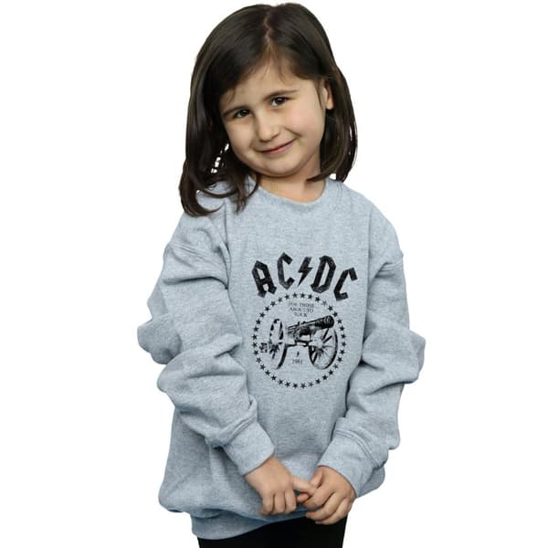 AC/DC Girls We Salute You Cannon Sweatshirt