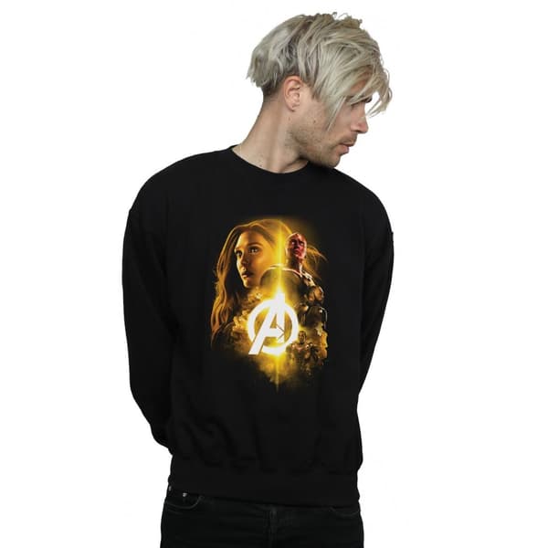 Marvel Mens Avengers Infinity War Vision Witch Team Up Sweatshirt