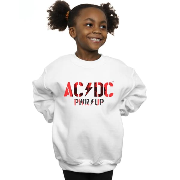 AC/DC Girls PWR UP Photo Logo Sweatshirt