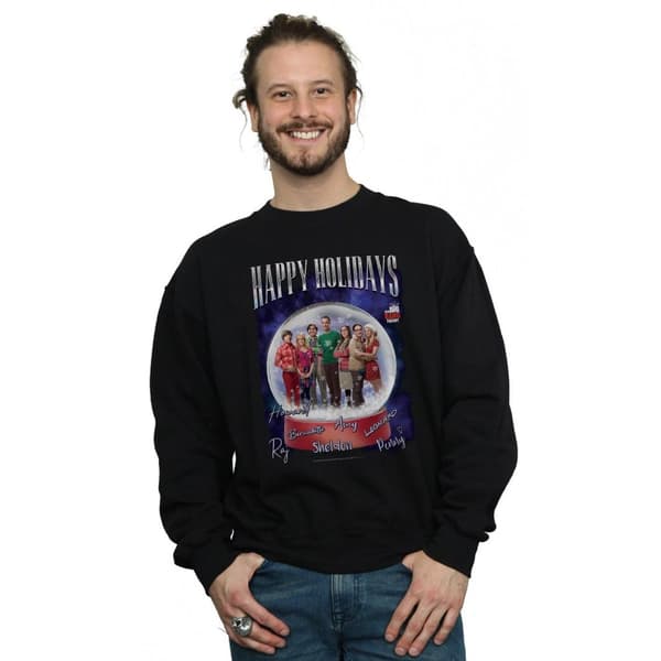 The Big Bang Theory Mens Happy Holidays Sweatshirt
