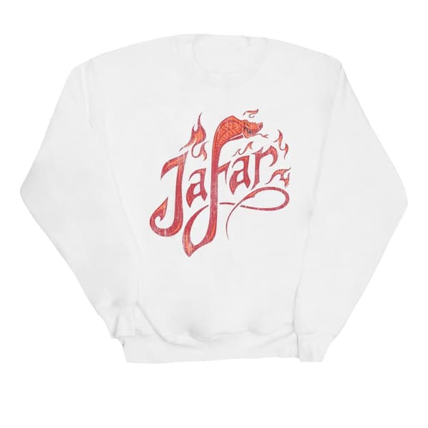 Disney Tröja med logotyp för flickor Aladdin-filmen Jafar Flames