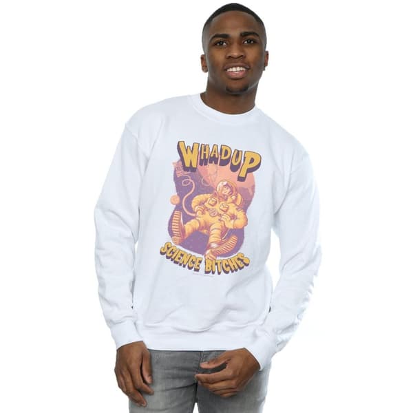 The Big Bang Theory Mens Whad Up Science Bitches Sweatshirt
