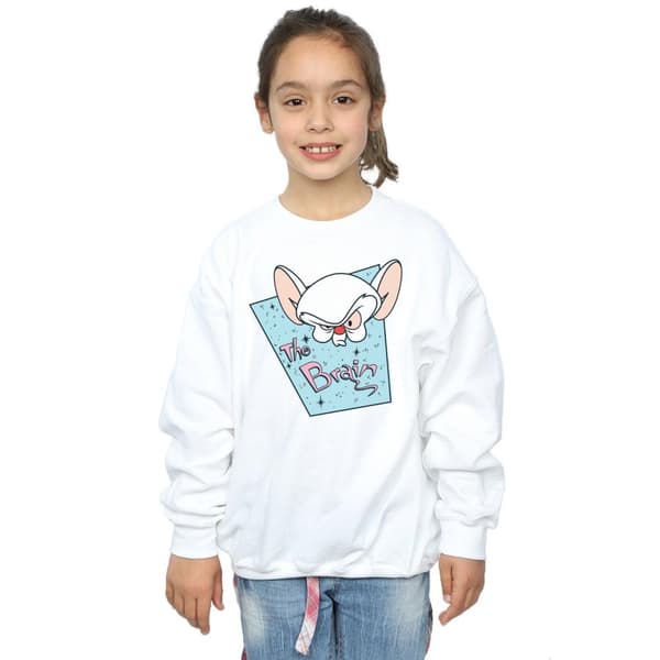 Animaniacs Girls The Brain Mugshot Sweatshirt