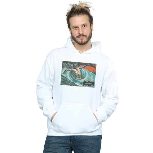 DC Comics Mens Batman TV Series Whirlpool Hoodie