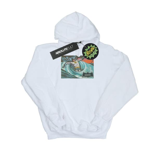 DC Comics Mens Batman TV Series Whirlpool Hoodie