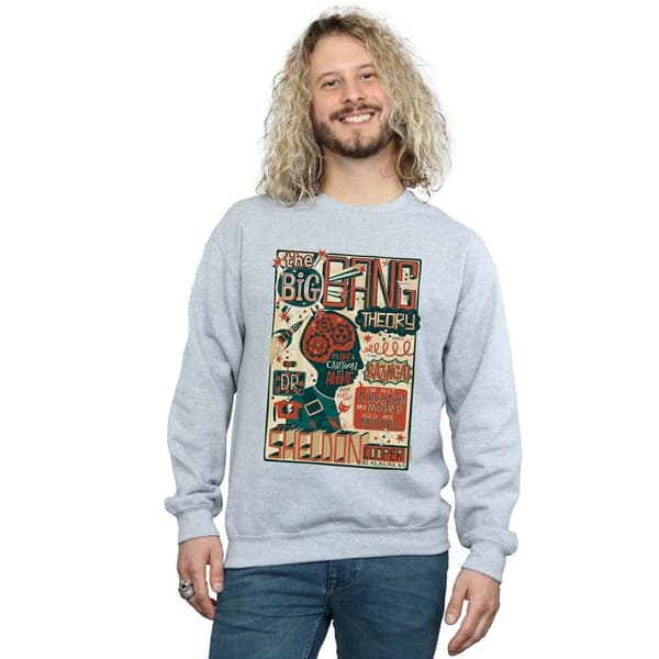 Big Bang Theory Mens Infographic Poster Sweatshirt