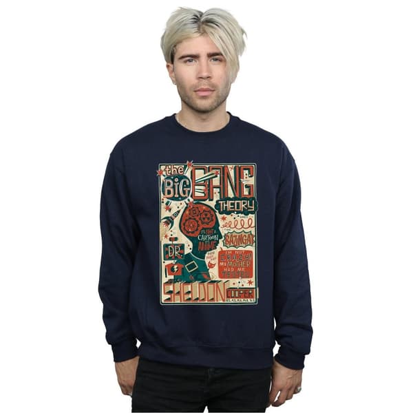 Big Bang Theory Mens Infographic Poster Sweatshirt