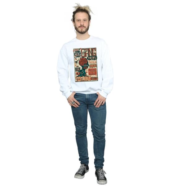 Big Bang Theory Mens Infographic Poster Sweatshirt