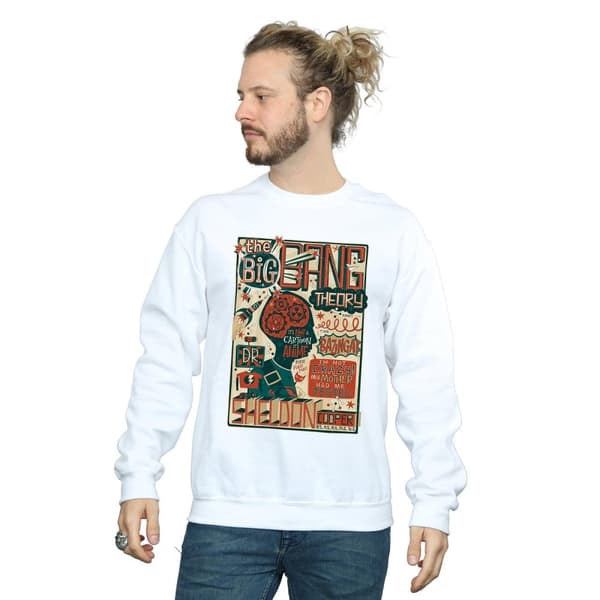 Big Bang Theory Mens Infographic Poster Sweatshirt