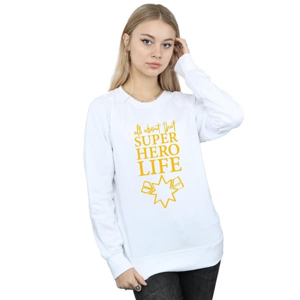 Marvel Womens/Ladies Avengers Endgame Superhero Life Sketch Sweatshirt