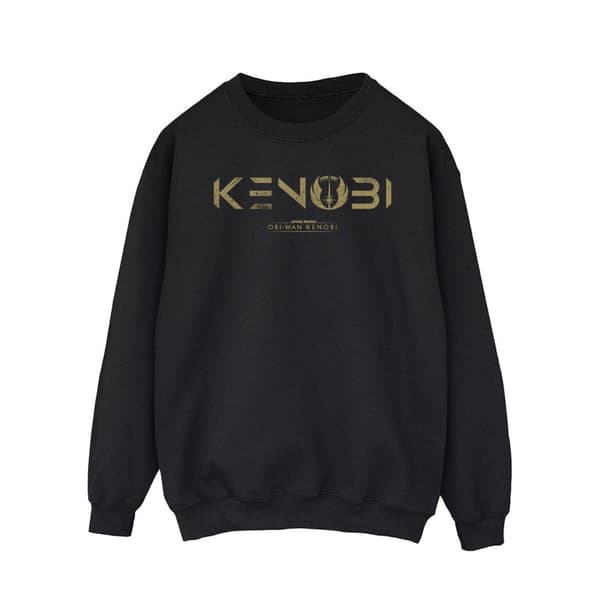 Star Wars Mens Obi-Wan Kenobi Logo Sweatshirt