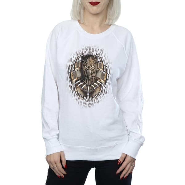 Marvel Womens/Ladies Black Panther Gold Killmonger Sweatshirt