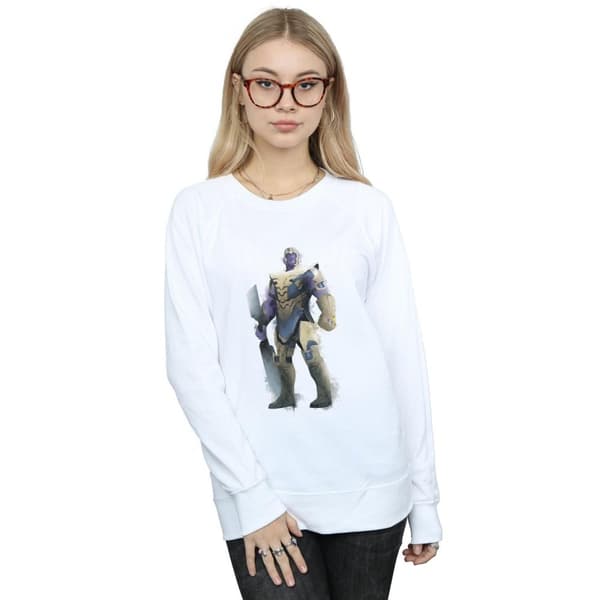 Marvel Womens/Ladies Avengers Endgame Painted Thanos Sweatshirt