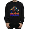 Miniatyrbild 3 av 5: Marvel Mens Avengers Infinity War Rocket Character Sweatshirt