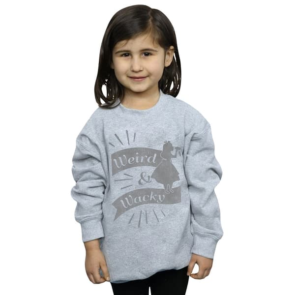 Disney Girls Alice In Wonderland Weird And Wacky Sweatshirt