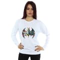 Miniatyrbillede 2 af 3: DC Comics Womens/Ladies Batman Comic Book Logo Sweatshirt