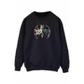 Miniatyrbillede 1 af 3: DC Comics Womens/Ladies Batman Comic Book Logo Sweatshirt