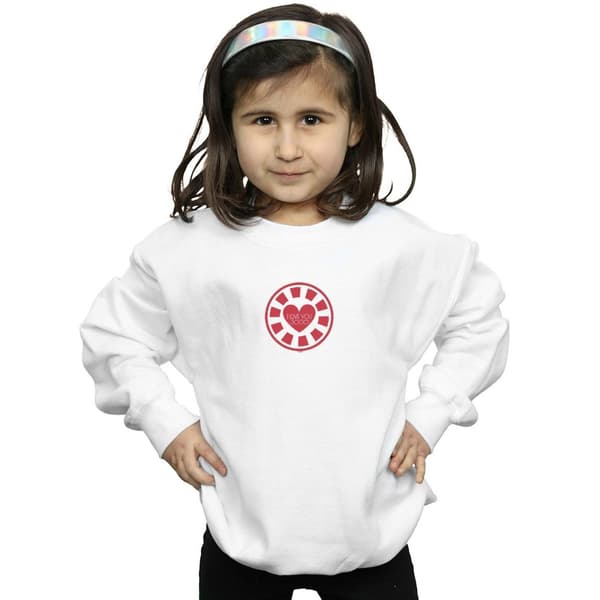 Marvel Girls Avengers Endgame I Love You 3000 Tony Stark Heart Sweatshirt