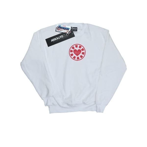 Marvel Girls Avengers Endgame I Love You 3000 Tony Stark Heart Sweatshirt