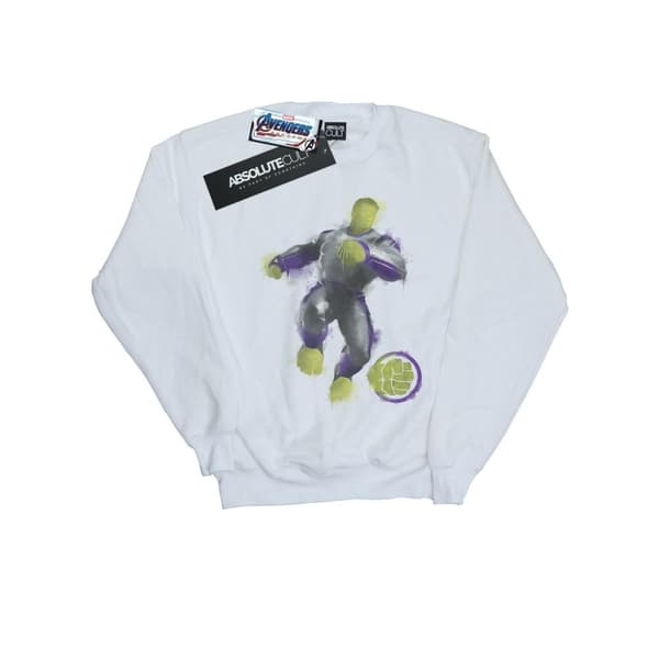 Marvel Girls Avengers Endgame Painted Hulk Sweatshirt
