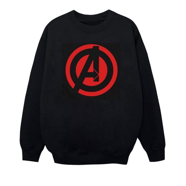 Marvel Boys Avengers Assemble Solid A Logo Sweatshirt
