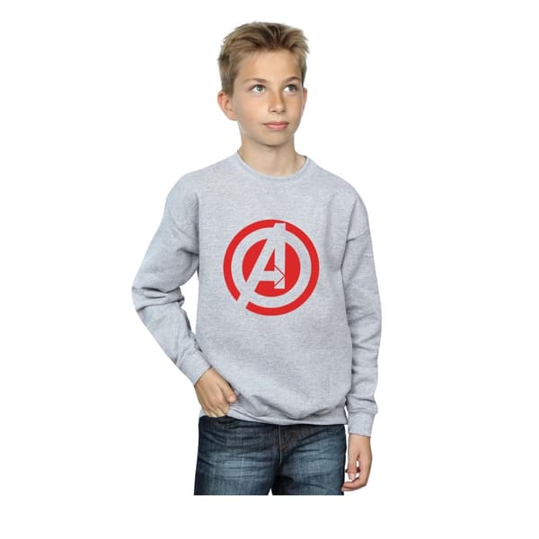 Marvel Pojkar Avengers Assemble Solid A Logo Sweatshirt