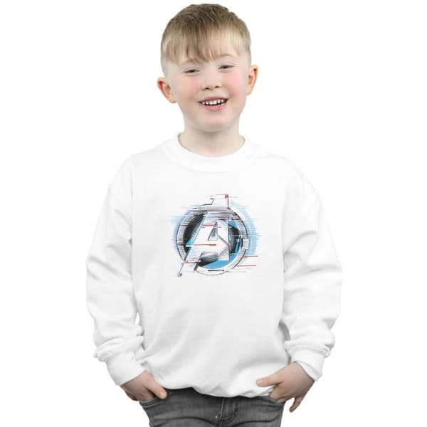 Marvel Pojkar Avengers Endgame Team Tech Logo Sweatshirt