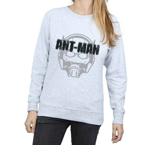 Marvel Womens/Ladies Ant-Man Helmet Fade Sweatshirt