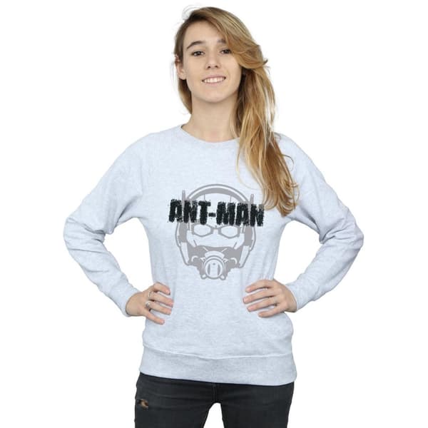 Marvel Womens/Ladies Ant-Man Helmet Fade Sweatshirt
