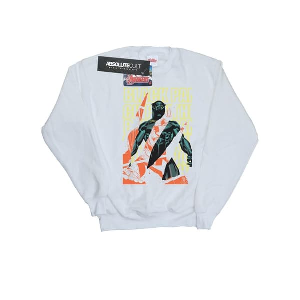 Marvel Womens/Ladies Avengers Black Panther Collage Sweatshirt