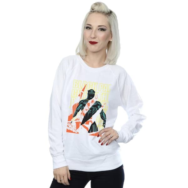 Marvel Womens/Ladies Avengers Black Panther Collage Sweatshirt