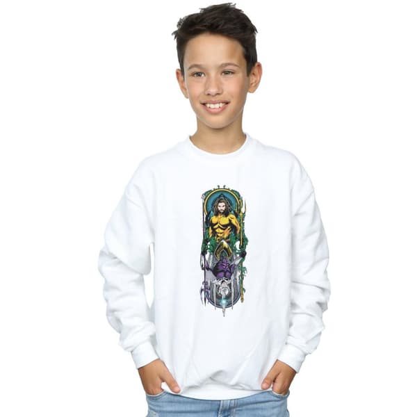 DC Comics Boys Aquaman Ocean Master Sweatshirt