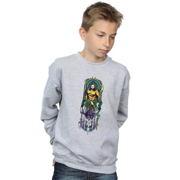 DC Comics Boys Aquaman Ocean Master Sweatshirt
