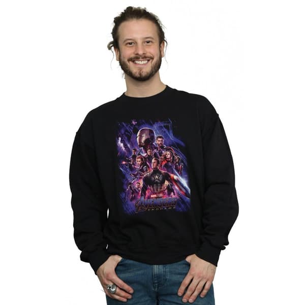 Marvel Mens Avengers Endgame Movie Poster Sweatshirt
