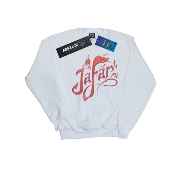 Disney Womens/Ladies Aladdin Movie Jafar Flames Logo Sweatshirt