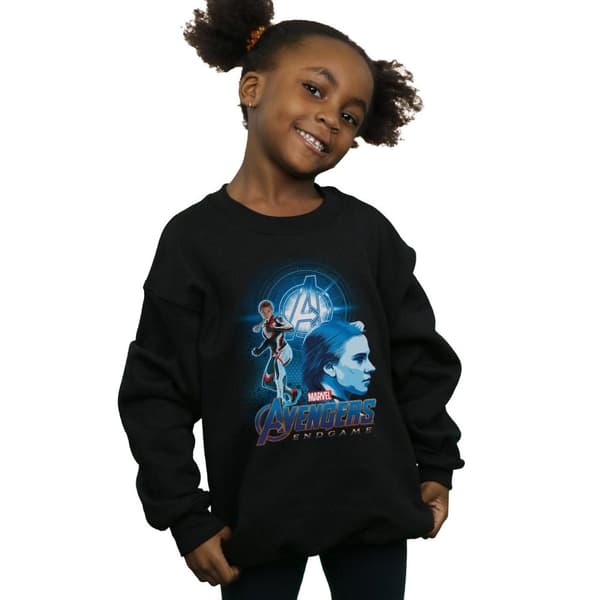 Marvel Girls Avengers Endgame Black Widow Team Suit Sweatshirt