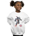 Miniatyrbilde 2 av 3: Marvel Girls Avengers Endgame Painted War Machine Sweatshirt