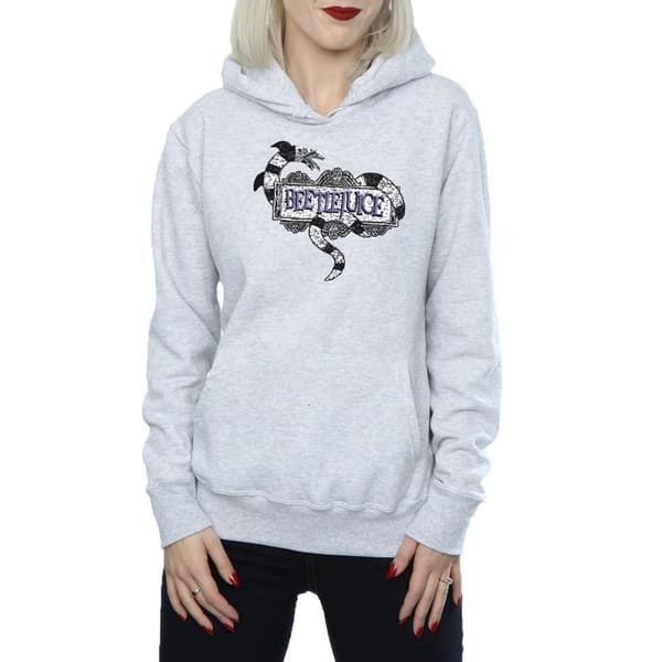 Beetlejuice Womens/Ladies Sandworm Logo Hoodie