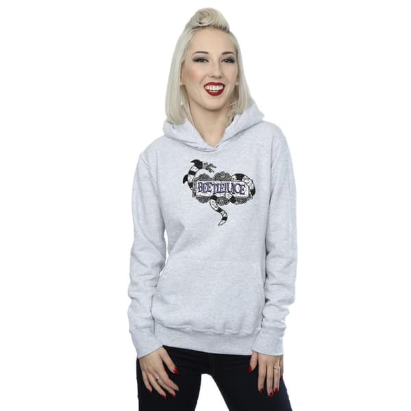 Beetlejuice Womens/Ladies Sandworm Logo Hoodie