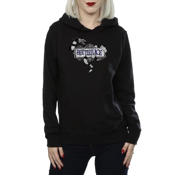 Beetlejuice Womens/Ladies Sandworm Logo Hoodie