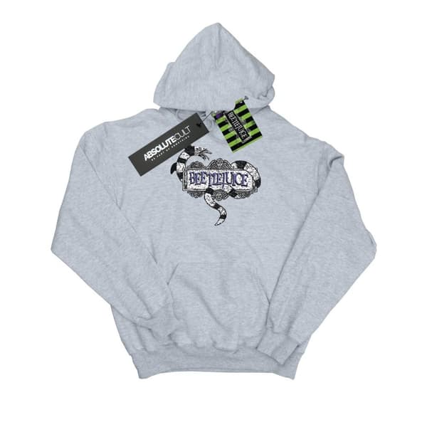 Beetlejuice Womens/Ladies Sandworm Logo Hoodie