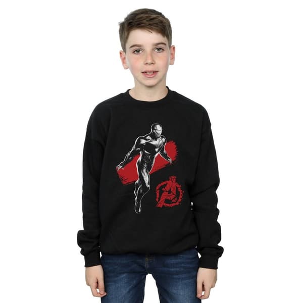 Marvel Boys Avengers Endgame Mono Iron Man Sweatshirt