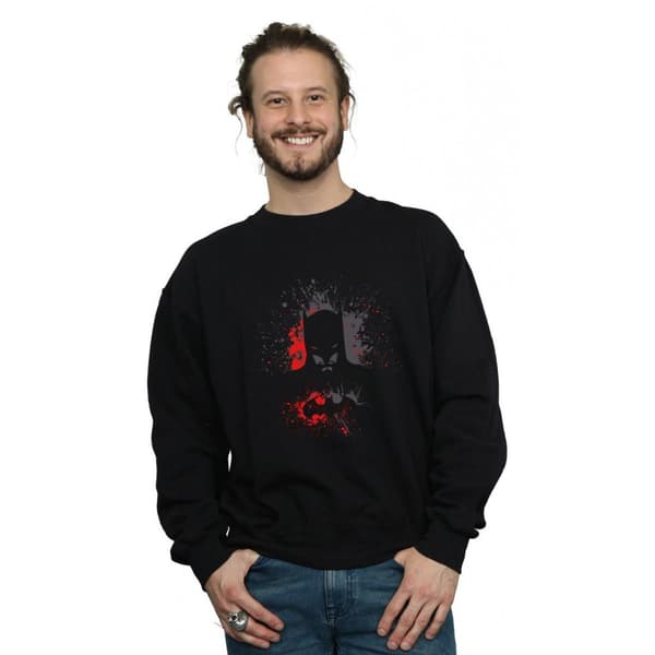 DC Comics Mens Batman Splash Sweatshirt
