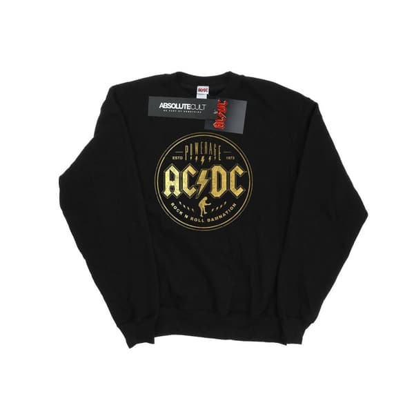 AC/DC Mens Rock N Roll Damnation Sweatshirt