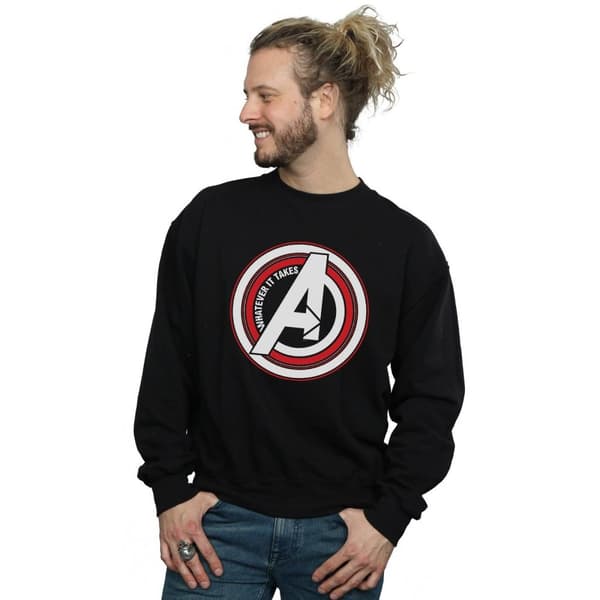 Marvel Mens Avengers Endgame Whatever It Takes Symbol Sweatshirt