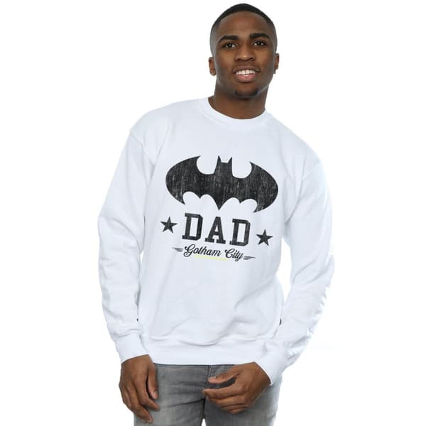 DC Comics Mens Batman I Am Bat Dad Sweatshirt